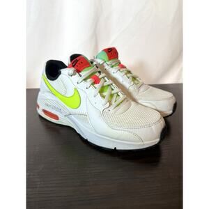 Women's Nike Air Max Excee Running Shoes CW5606-100 Size 8 White Lime Red